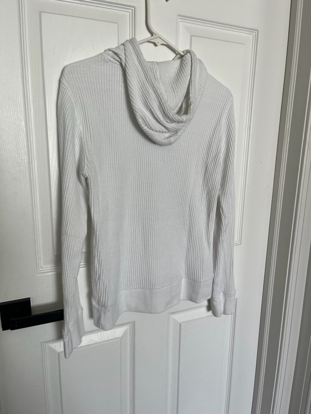 Express White Men’s XS Waffle-Knit Hoodie - Picture 7 of 7